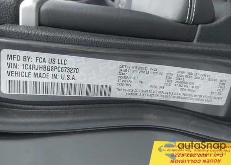 2023 Jeep Grand Cherokee Limited 4X4 из США, поврежденный, VIN 1C4RJHBG8PC673270